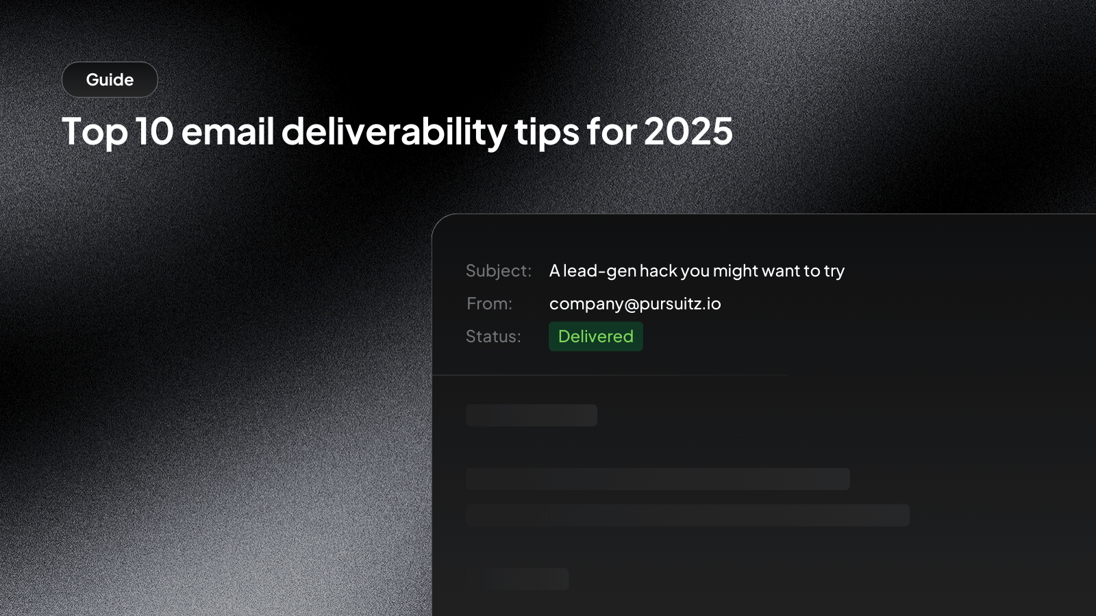 Top 10 email deliverability tips