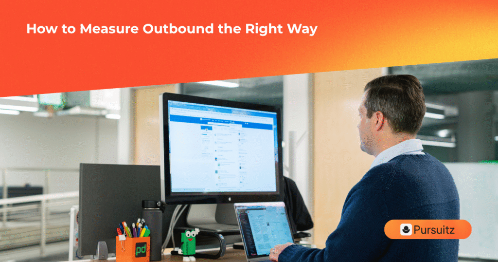 B2B sales team reviewing outbound conversion metrics in a weekly pipeline review